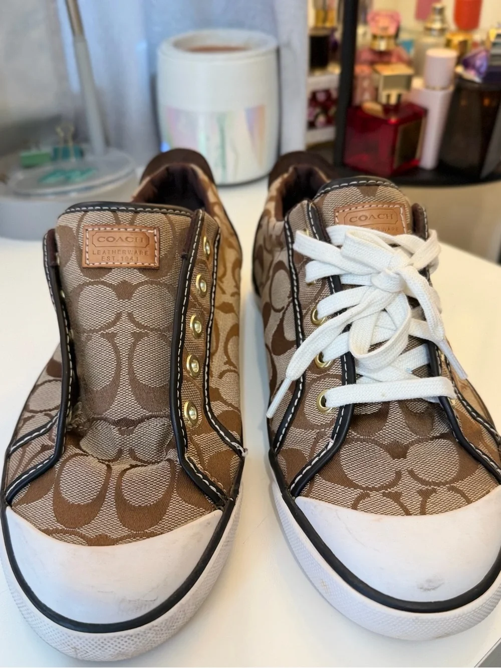 🤎 Coach Barrett Signature Sneakers